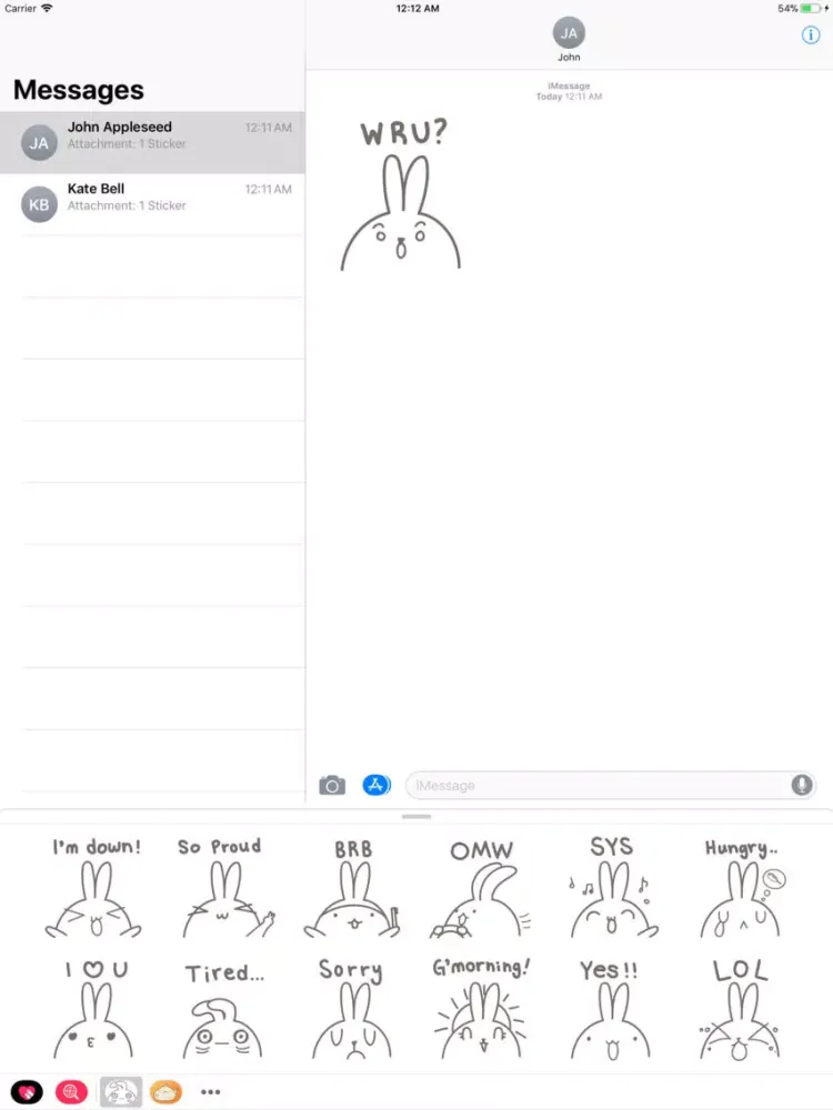 BunnyBunny-talking bunny iPad  স্ক্রিনশট
