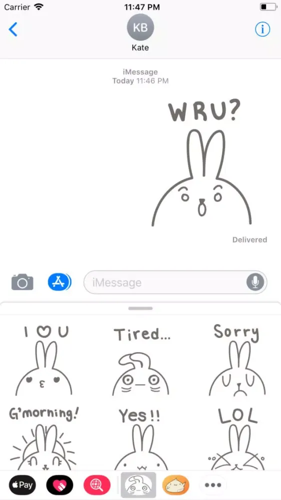 BunnyBunny-talking bunny স্ক্রিনশট