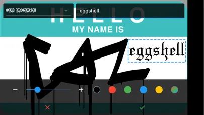 ภาพหน้าจอของ Egg Shell Stickers App