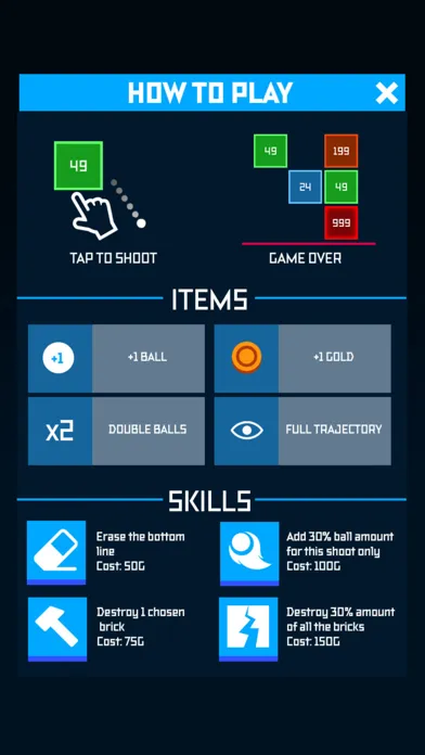 Capturas de tela do Bricks Ball Crusher Adventure
