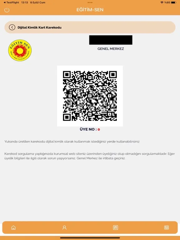Eğitim Sen Dijital Kimlik iPad  Screenshots