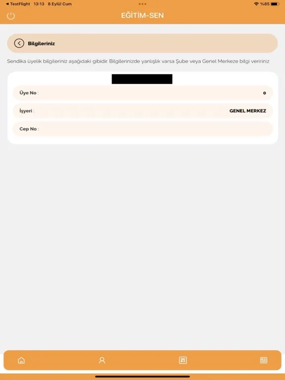 Eğitim Sen Dijital Kimlik iPad  Screenshots