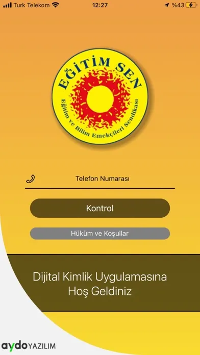 Eğitim Sen Dijital Kimlik Screenshots