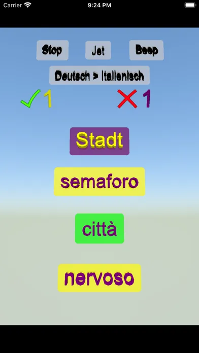 Capturas de pantalla de Egitir Deutsch Italienisch app