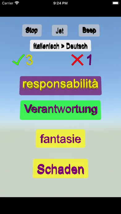 Capturas de pantalla de Egitir Deutsch Italienisch app