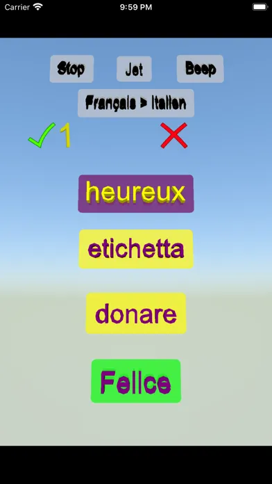 Egitir app de français italien স্ক্রিনশট