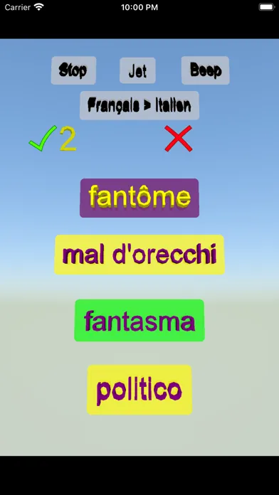 Egitir app de français italien স্ক্রিনশট