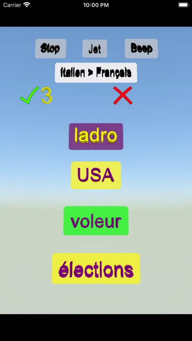 Egitir app de français italien স্ক্রিনশট