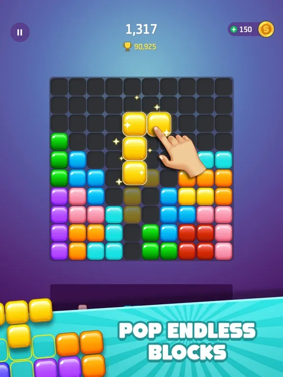 ภาพหน้าจอของ Block Match-Block Puzzle Game iPad 
