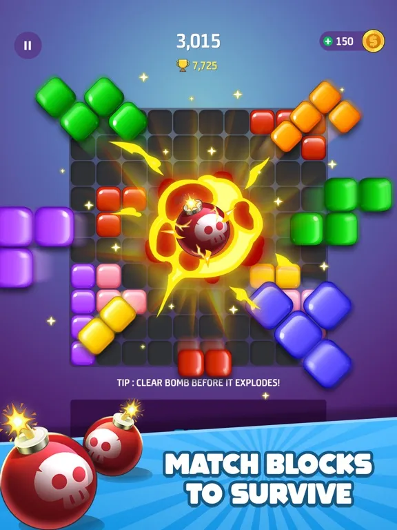 ภาพหน้าจอของ Block Match-Block Puzzle Game iPad 