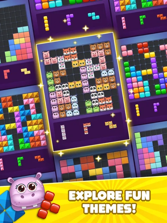 ภาพหน้าจอของ Block Match-Block Puzzle Game iPad 