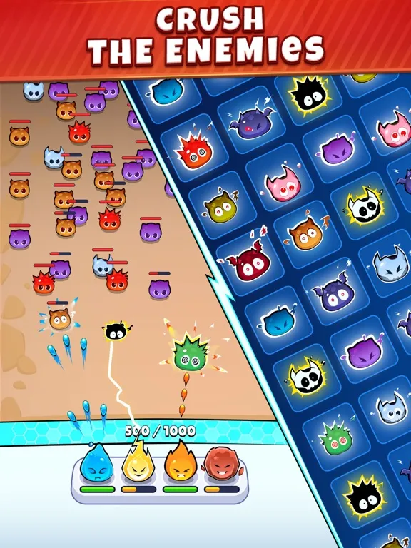 Tangkapan skrin Elements Defense iPad 