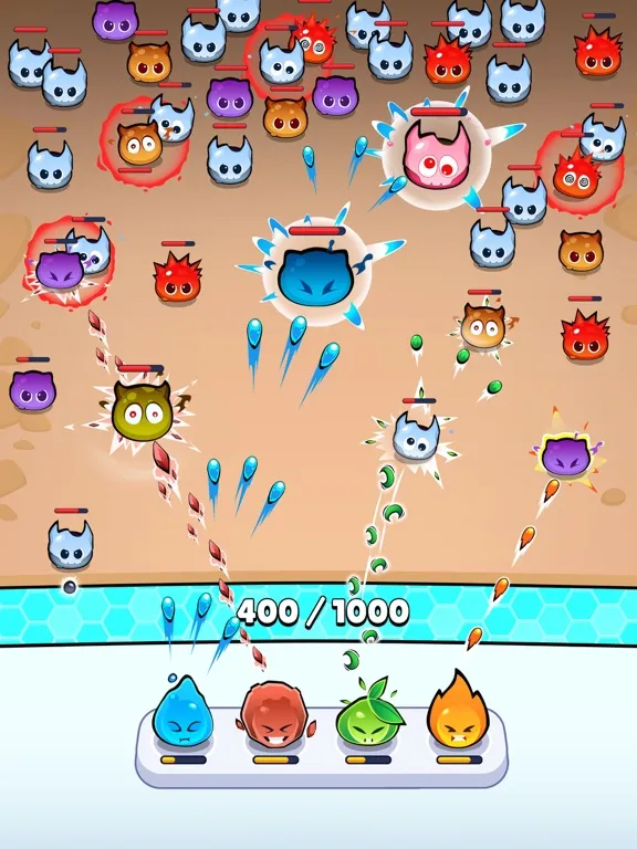 Tangkapan skrin Elements Defense iPad 