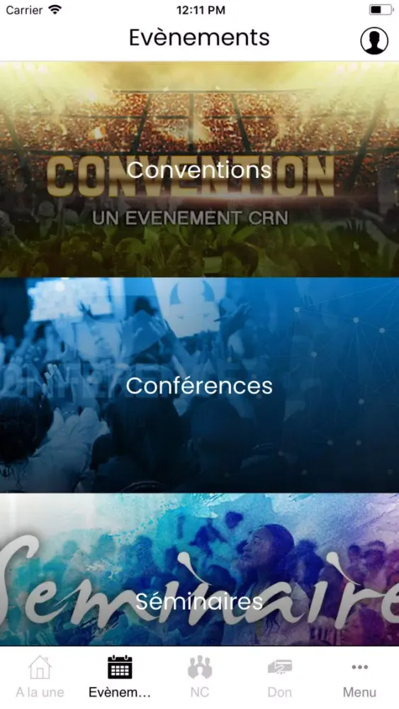 Ảnh chụp màn hình của Christ Révélé aux Nations