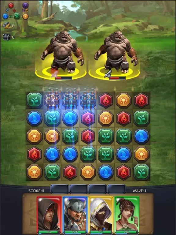 Zrzuty ekranu Abyss Puzzle: Cards of Destiny iPad 