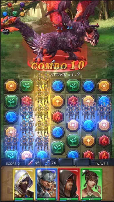 Zrzuty ekranu Abyss Puzzle: Cards of Destiny