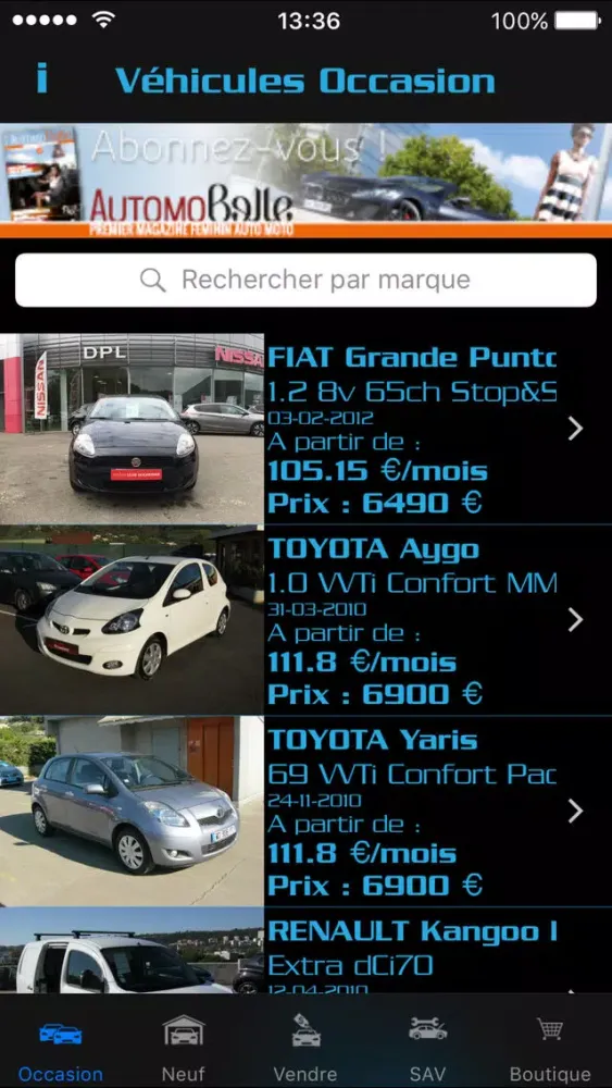 Captures d'écran de AUTO REFERENCE