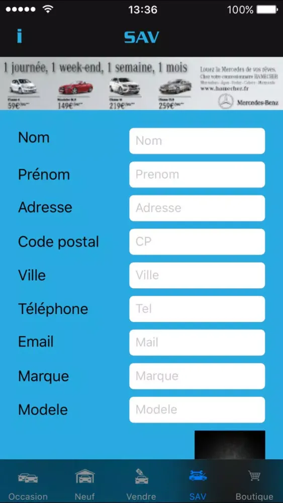 Captures d'écran de AUTO REFERENCE