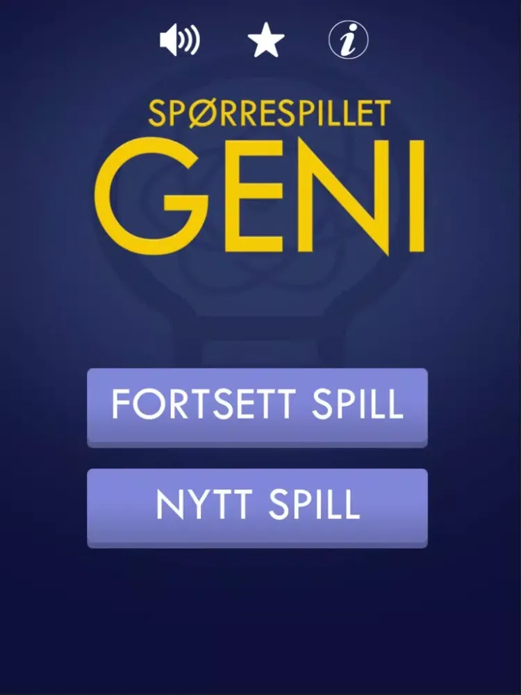 Spørrespillet GENI iPad  スクリーンショット