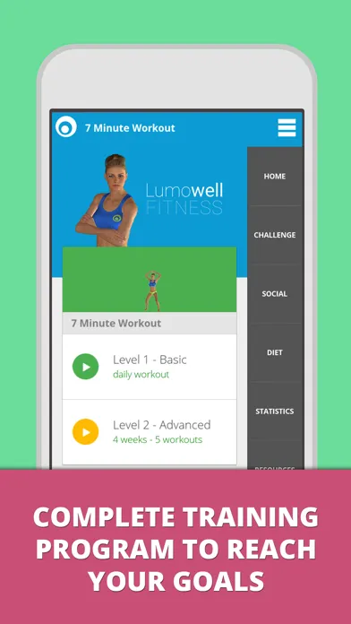 Screenshot di 7 Minute Workout Weight Loss