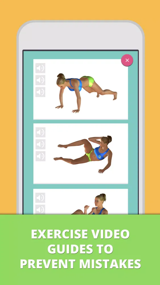Tangkapan skrin Six Pack Abs Workout - Lumowell