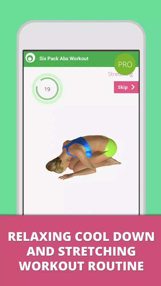 Tangkapan skrin Six Pack Abs Workout - Lumowell