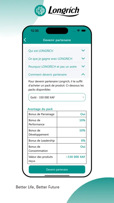 Longrich スクリーンショット