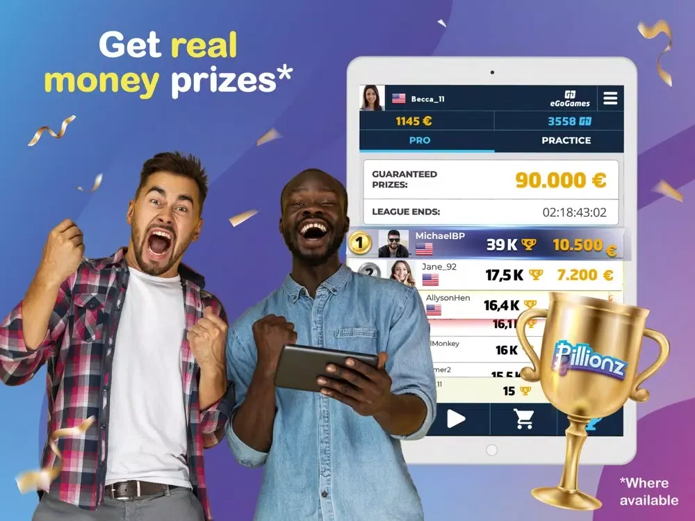 Billionz - A Quiz With A Twist iPad 应用截图