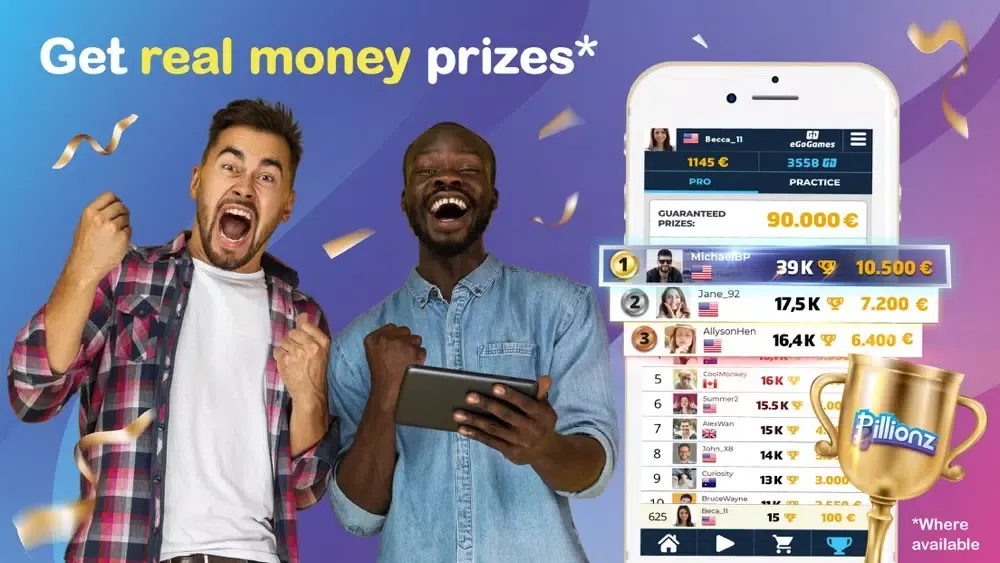Billionz - A Quiz With A Twist应用截图