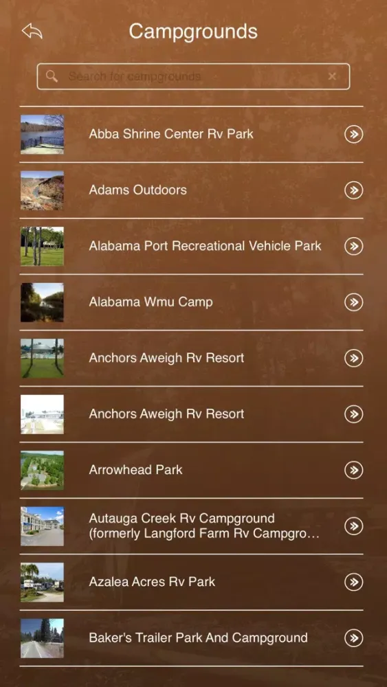 Alabama Camping Guide Ekran Görüntüleri