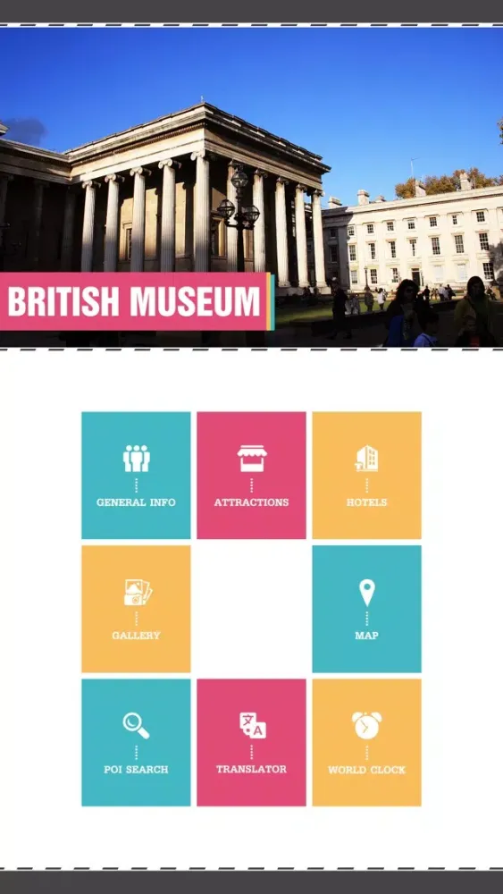 Tangkapan layar British Museum Travel Guide