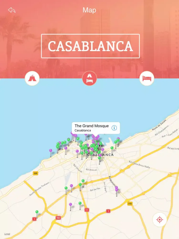 Capturas de pantalla de Casablanca City Guide iPad 