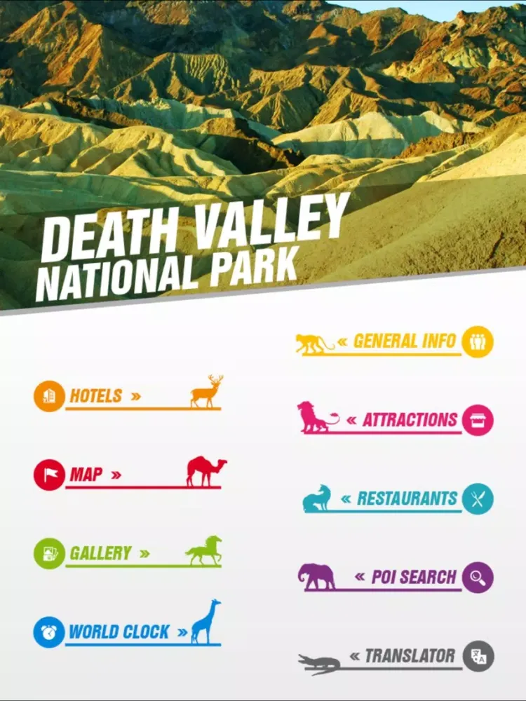 Captures d'écran de Visit Death Valley iPad 