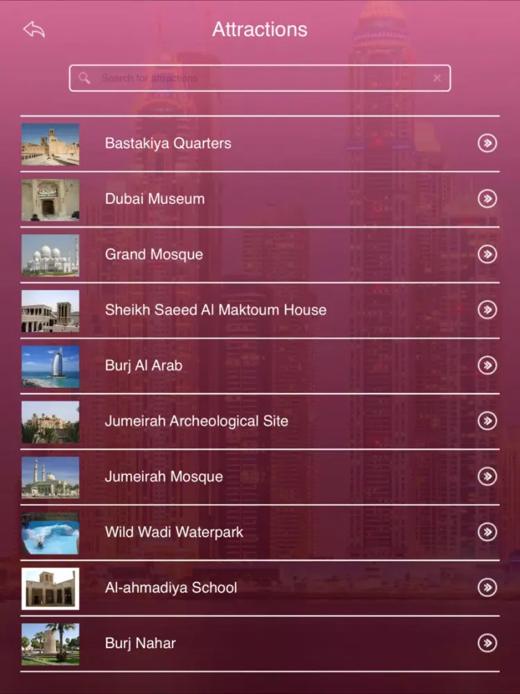 DIscover Dubai iPad 应用截图