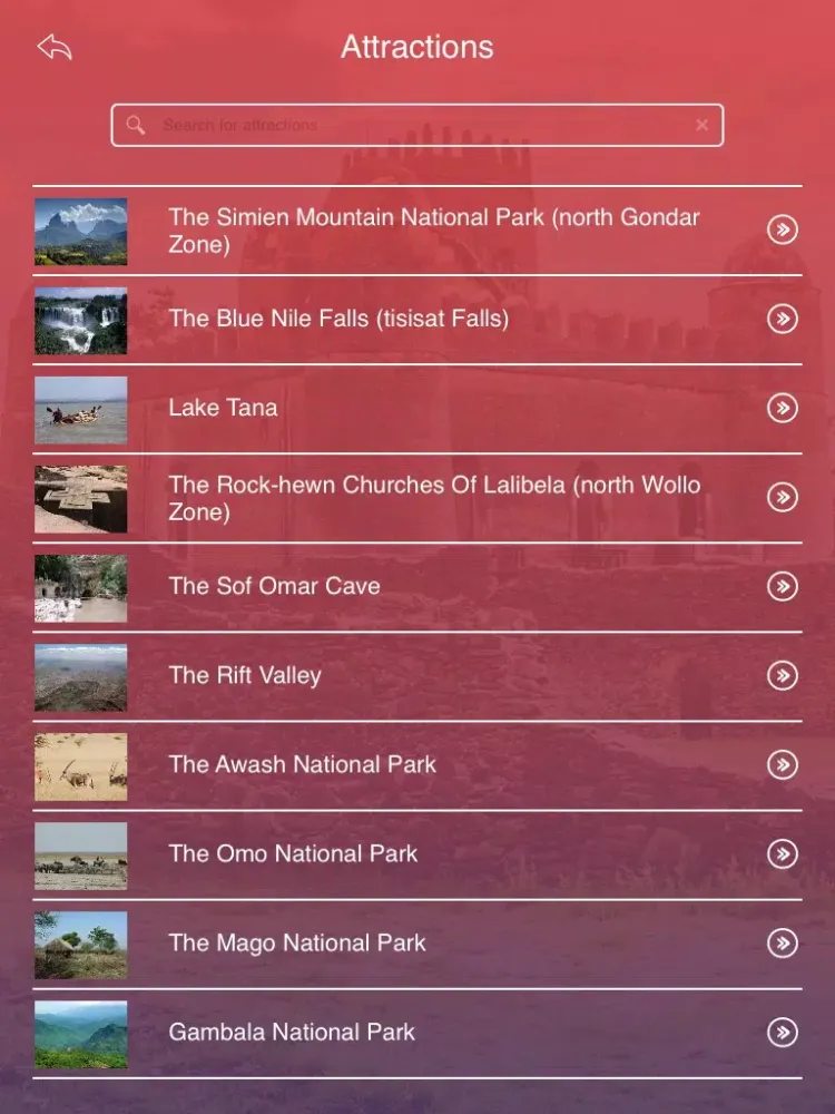 Ethiopia Tourist Guide iPad  スクリーンショット
