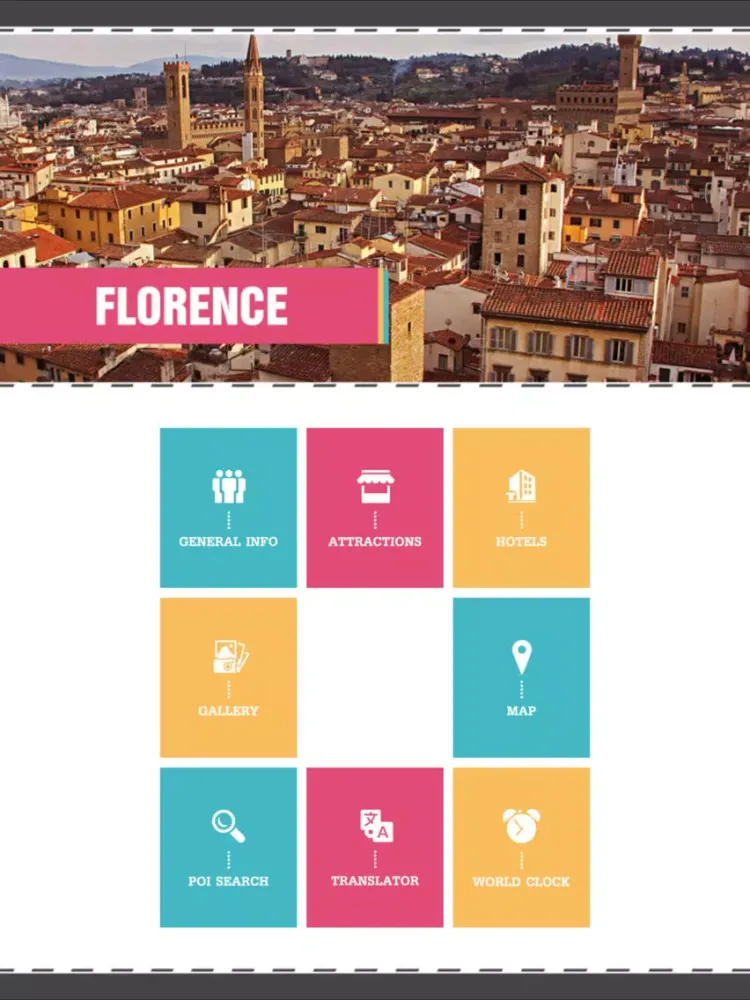 Discover Florence iPad 应用截图