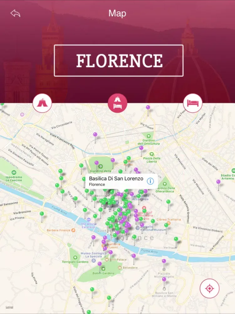 Discover Florence iPad 应用截图