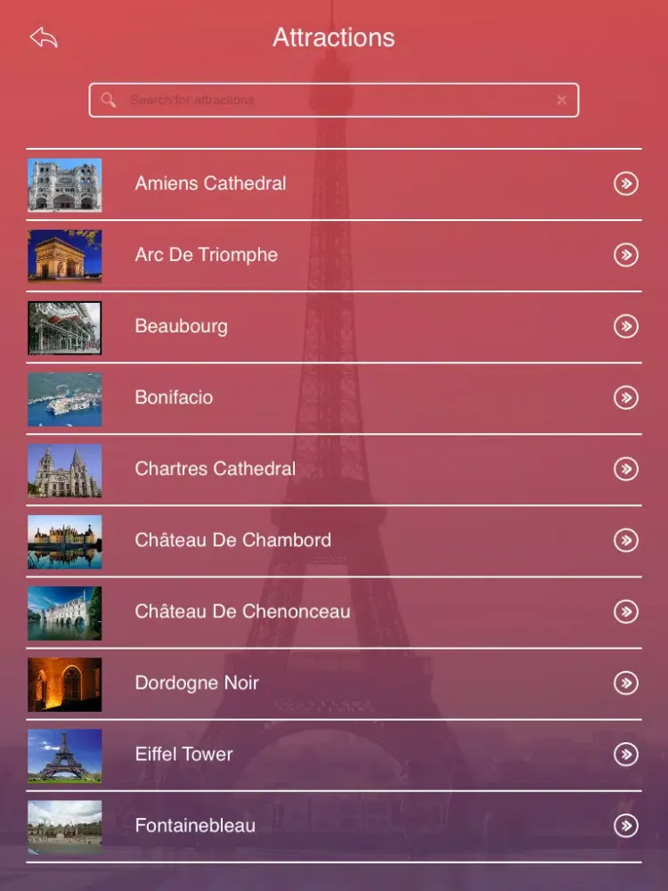 France Tourist Guide iPad 應用截圖