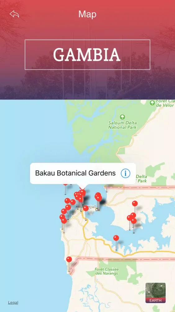 Screenshot di Gambia Tourist Guide