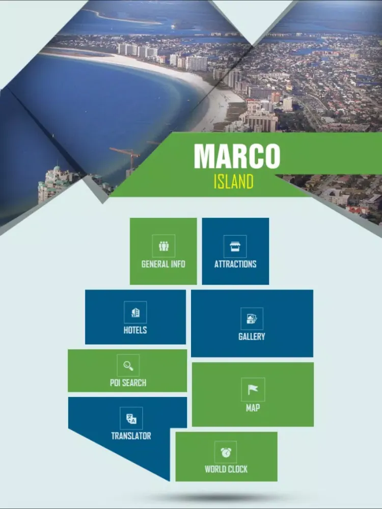 Tangkapan skrin Marco Island Travel Guide iPad 