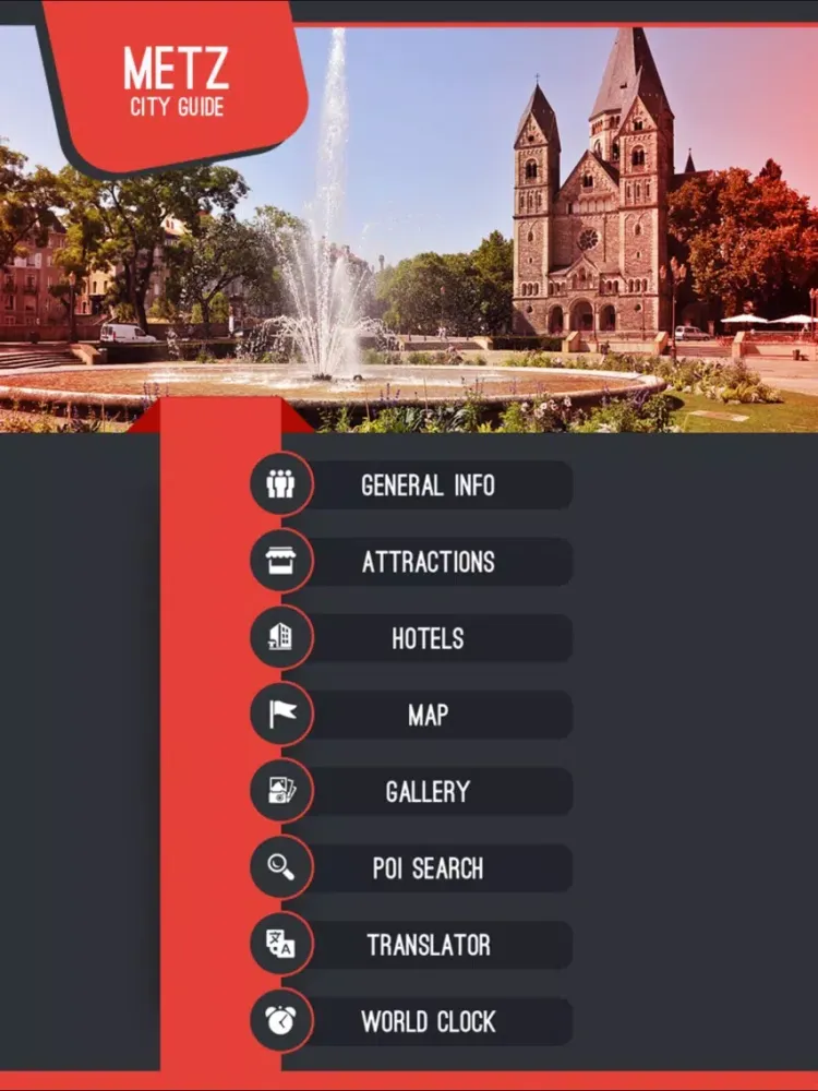 Скриншоты Metz Travel Guide iPad 