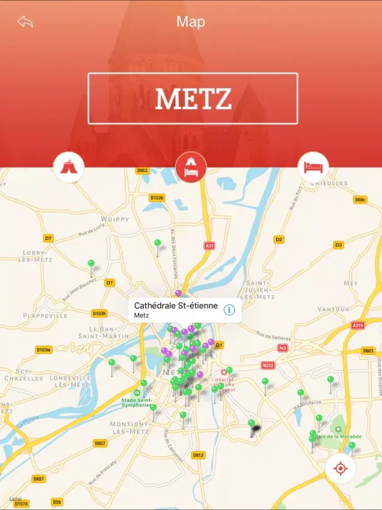 Скриншоты Metz Travel Guide iPad 