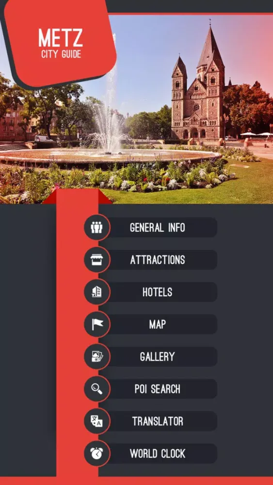 Скриншоты Metz Travel Guide