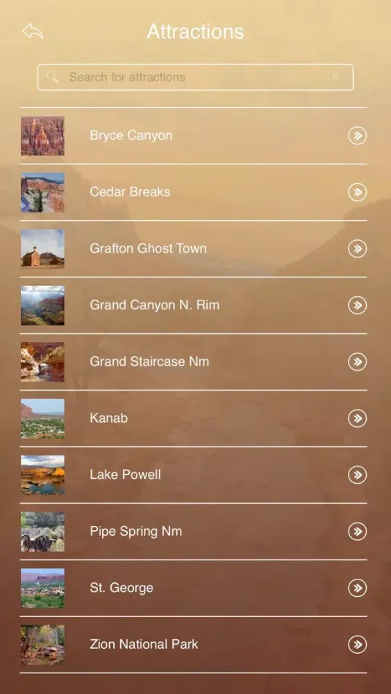 Zion National Park Tour Screenshots