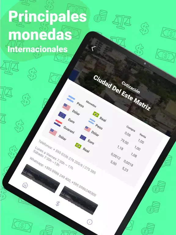 Tangkapan layar Zafra Cambios iPad 