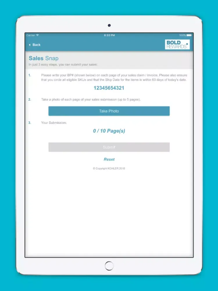 تصاویر Bold Rewards iPad 