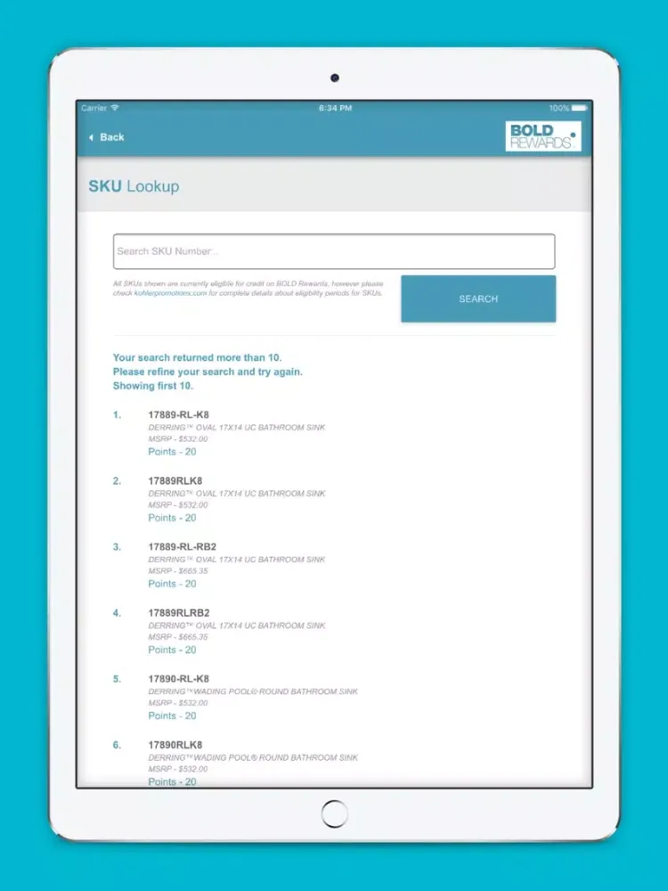 تصاویر Bold Rewards iPad 