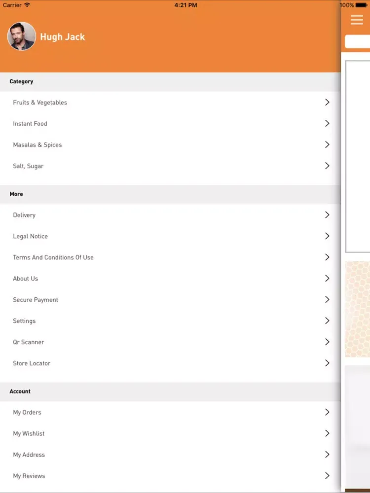 EMC Grocery iPad  Screenshots
