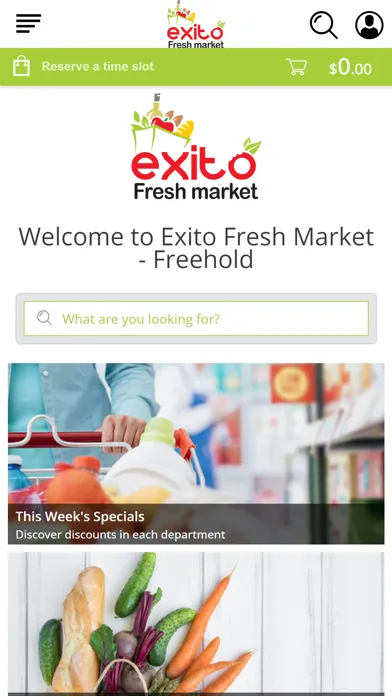 Exito Fresh Market Ekran Görüntüleri