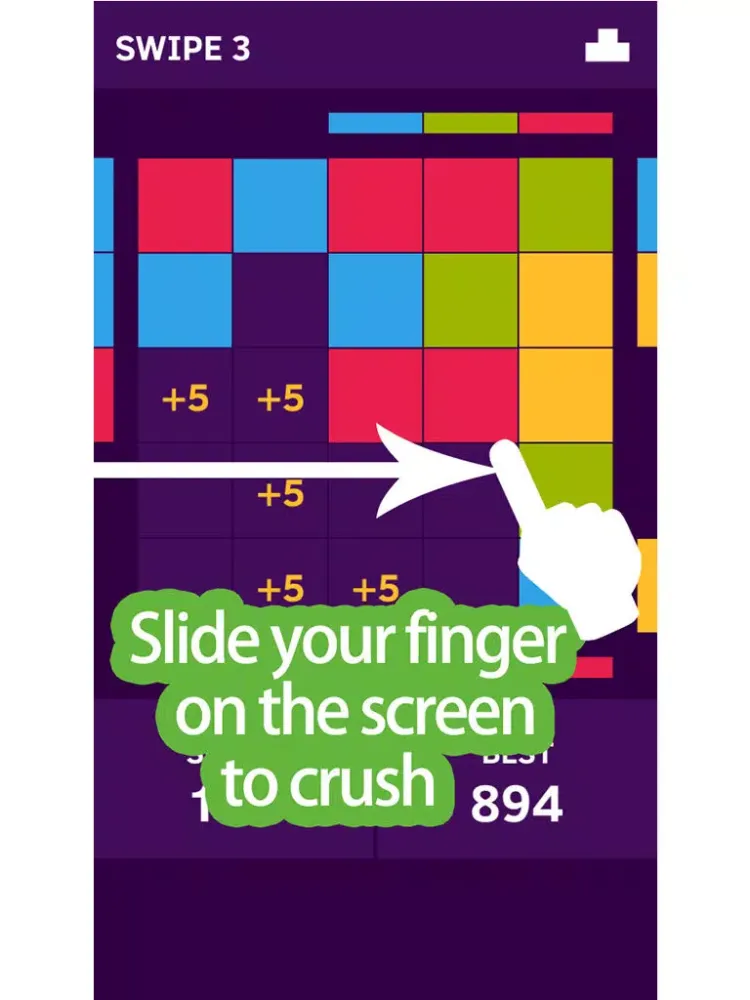 ภาพหน้าจอของ Swipe 3 - Match Tiles Crush Game iPad 